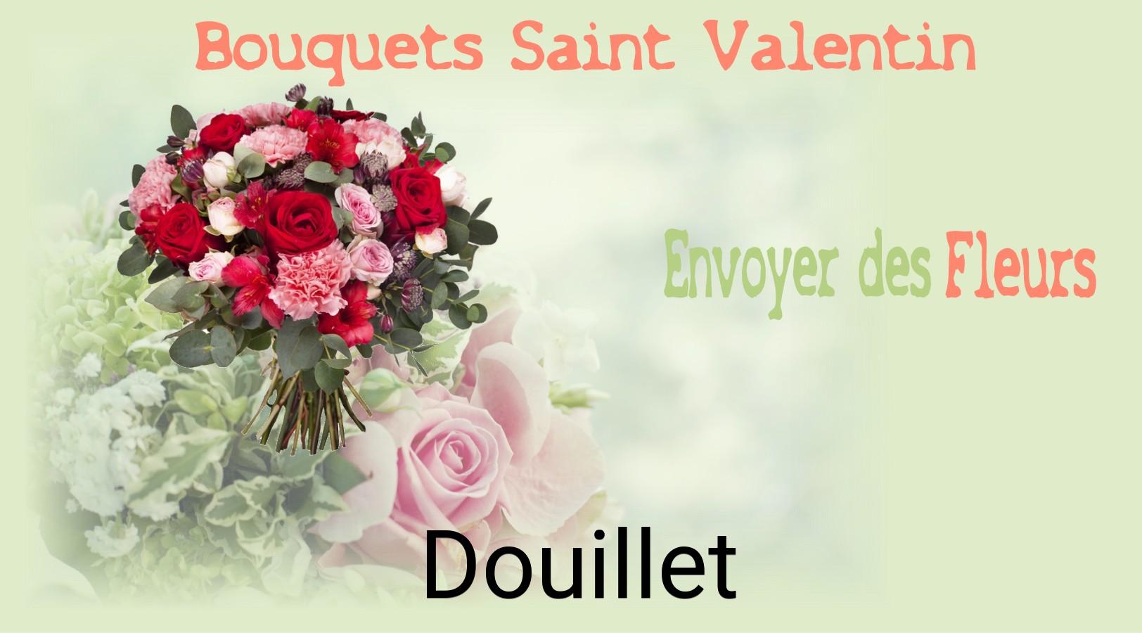 Roses de Saint-Valentin livrées à Douillet